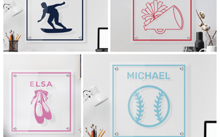 Unveiling the Artistry: Exploring the Beauty and Versatility of Personalized Acrylic Wall Signs