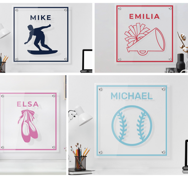 Unveiling the Artistry: Exploring the Beauty and Versatility of Personalized Acrylic Wall Signs