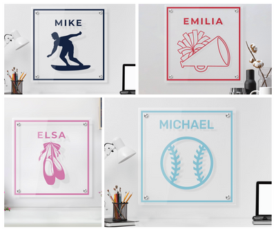Unveiling the Artistry: Exploring the Beauty and Versatility of Personalized Acrylic Wall Signs