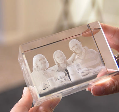 Cherished Memories: Gifting Grandparents with 3D Photo Personalized Crystals