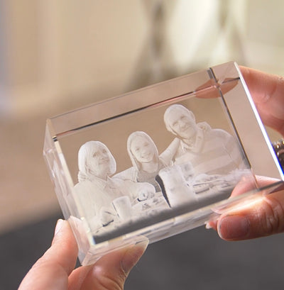Cherished Memories: Gifting Grandparents with 3D Photo Personalized Crystals