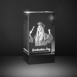 Personalized 3D Crystal Photo Cube