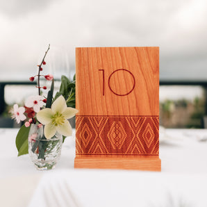 Wedding Table Number Centerpieces