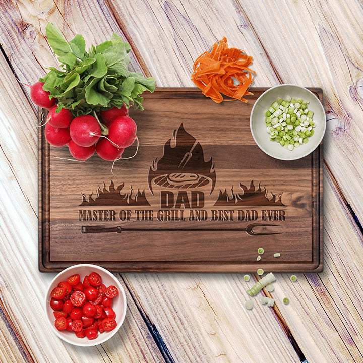Creative engraved cutting boards for Father's Day or housewarming party gift