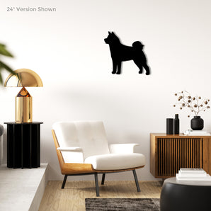 Akita Breed Dog Metal Wall Art