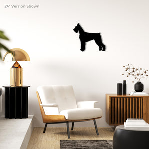 Giant Schnauzer Dog Metal Wall Art