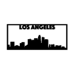 Los Angeles City Skyline Metal Wall Art