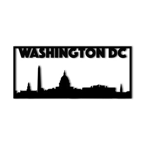 Washington D.C. City Skyline Metal Wall Art