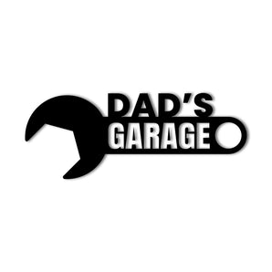 "Dads Garage" Metal Wall Art