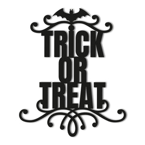 Trick or Treat Halloween Themed Metal Wall Art