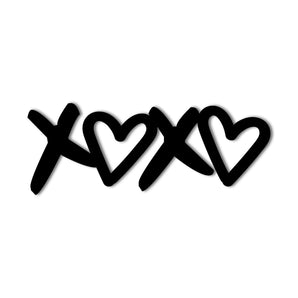 "XOXO" Metal Wall Art