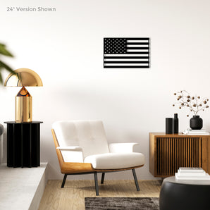 Classic American Flag Metal Wall Art