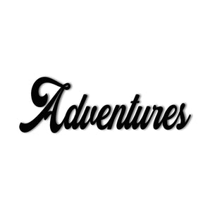 "Adventures" Metal Wall Art