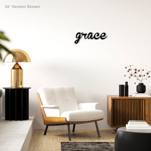 "Grace" Metal Wall Art