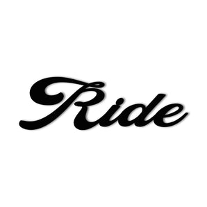 "Ride" Metal Wall Art