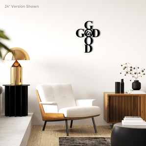 "God is Good" Metal Wall Art