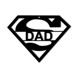 "Super Dad" Metal Wall Art