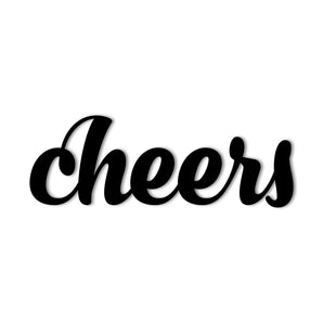 "Cheers" Metal Wall Art