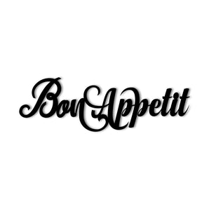 "Bon Appetit" Metal Wall Art