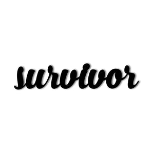 "Survivor" Metal Wall Art