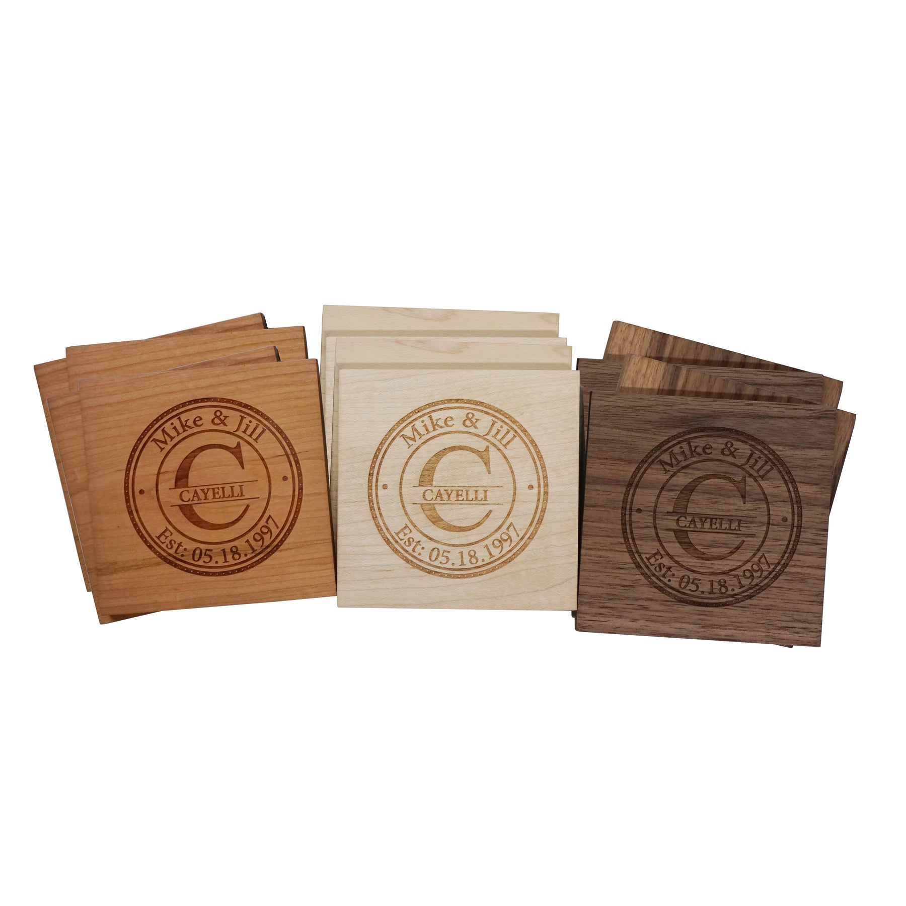 Custom Wooden Coasters  Customize Your Coasters